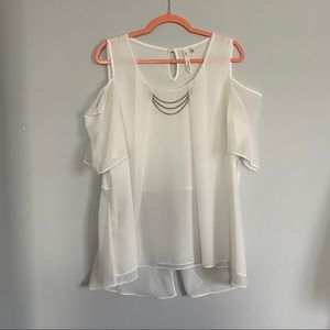 Flowy White Blouse